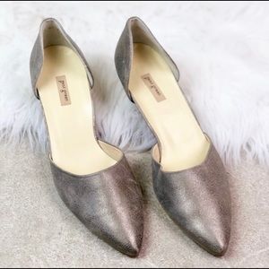 Paul Green Julia Pumps in Metallic Leather Size 10